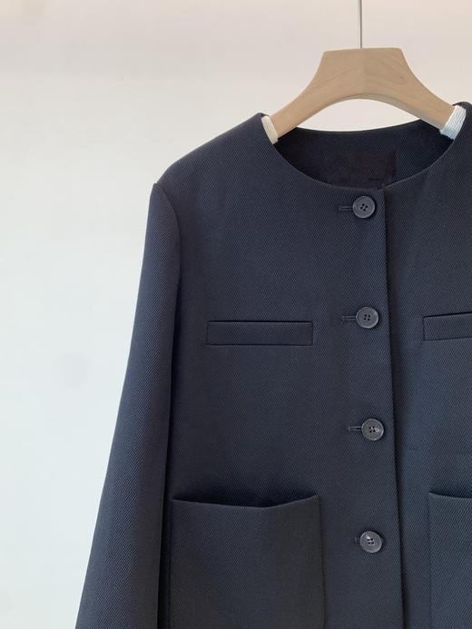 【高品质私服】【IC毛弹斜纹夹克外套】对身材包容性高，挺括骨感/巧妙美化身形G0975-CC【无标出货 介意慎拍】 商品图12