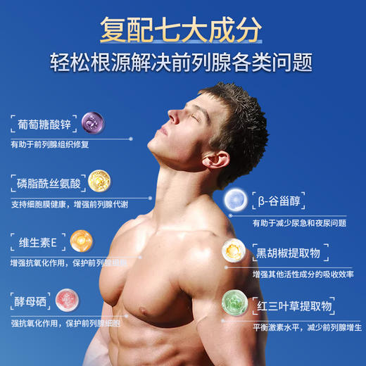 skyoo美国原装进口前列腺健康片【1357】 商品图3