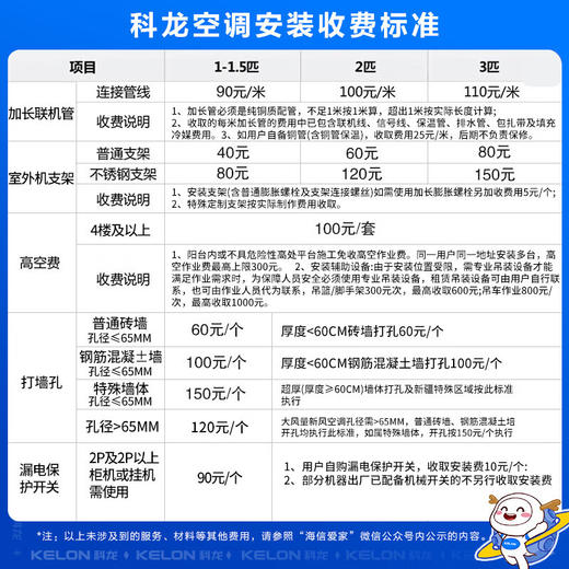【国补15%】科龙睡眠空调小耳朵QS 大1.5匹 新一级能效 以旧换新 大风量16分贝变频省电 卧室挂机 KFR-35GW/QS1-X1 商品图1