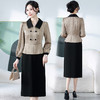 时尚假两件连衣裙，韩版修身拼接中长款裙子QYM-KEDH2782 商品缩略图0