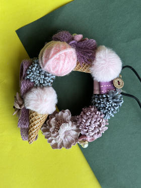 纯手工毛毡挂件两色可选