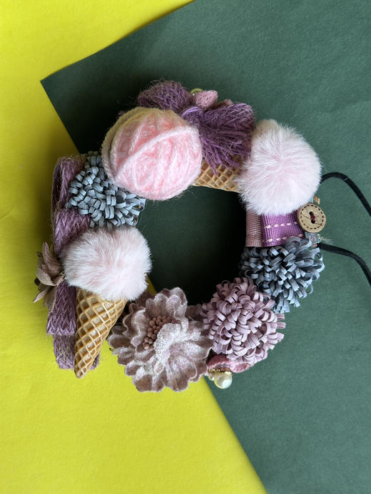 纯手工毛毡挂件两色可选 商品图0