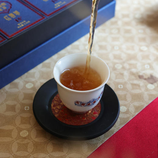 压箱底老茶系列 红珊瑚 15+年陈 普洱生茶 10泡礼盒装 商品图4