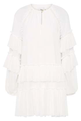 Aje - Mina Mini Dress - Ivory - 女装 - 连身裙 - 象牙白