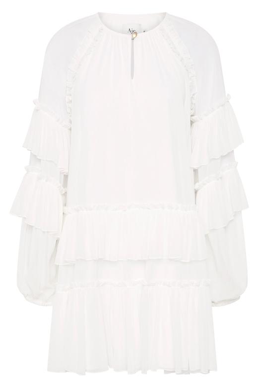 Aje - Mina Mini Dress - Ivory - 女装 - 连身裙 - 象牙白 商品图0