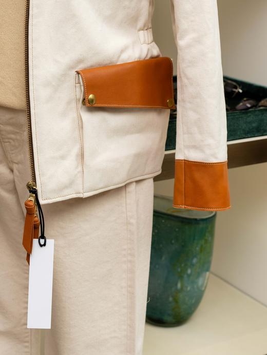 Chapal「Pebble Beach」白色帆布驾驶夹克 商品图6