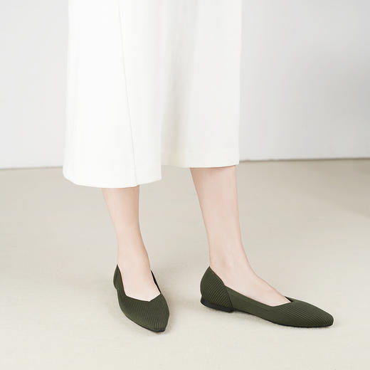REREJOY 飞织尖头王妃平底鞋 商品图3