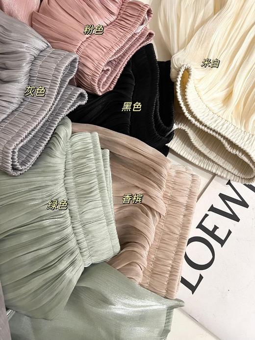 姹弥·Charming褶皱流光裙裤 | 轻薄如纱 、滑如绸缎、 垂坠灵动、 飘逸有型，微微泛着珠光，走起路来自带仙气！ 商品图2