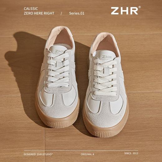 ZHR则则复古德训鞋女2025春季男女同款板鞋透气舒适运动休闲女鞋 商品图2
