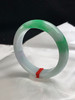 612470，59圈口，飘绿正圈平安镯，白底飘阳绿，条形厚装，底子细腻 商品缩略图2