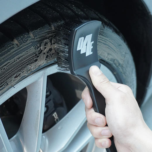 D4E 黑武士轮毂刷轮胎刷 深入细缝 刷毛柔韧清洁洗车刷轮毂刷 商品图2