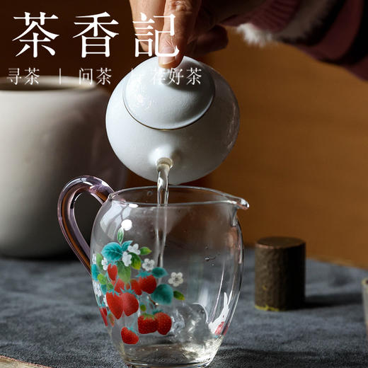 茶香记 古帛扒花潘壶（白色）120ml茶壶瓷壶景德镇陶瓷清新雅致 商品图4