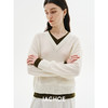 棉仓3621505004-IACHOE假两件V领毛衣 商品缩略图2