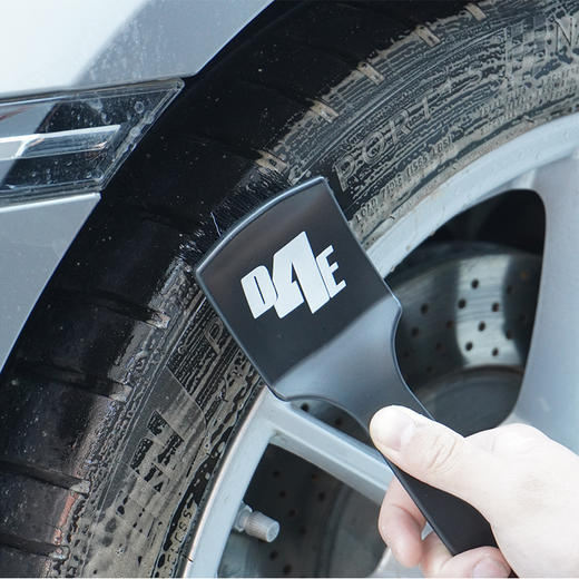 D4E 黑武士轮毂刷轮胎刷 深入细缝 刷毛柔韧清洁洗车刷轮毂刷 商品图1