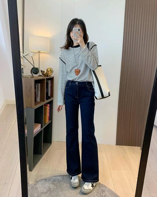 【高品质私服】【IC超弹牛仔喇叭裤】微喇裤版型，更好的拉长了腿部线条N1206-CC【无标出货 介意慎拍】 商品图3