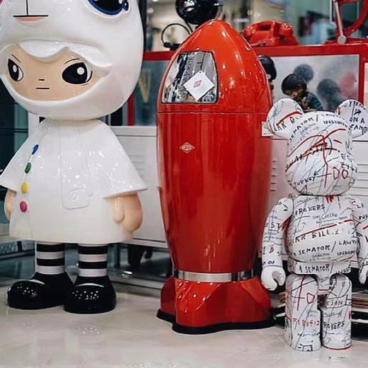 WESCO火箭垃圾桶复古客厅超大创意摆件 商品图0