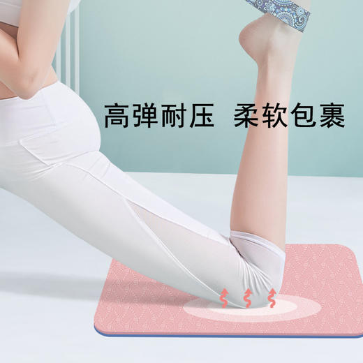 【呵护关节！拒绝疼痛】平板支撑垫防滑便携式小号健身运动瑜伽垫健腹轮护膝护肘跪垫 商品图2