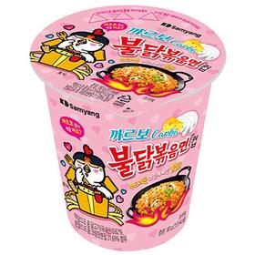 三养奶油火鸡炒面小杯80g삼양 까르보불닭볶음면 소컵