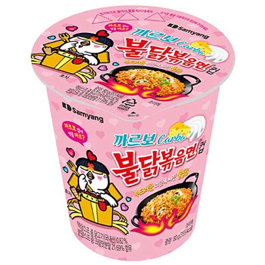 三养奶油火鸡炒面小杯80g삼양 까르보불닭볶음면 소컵 商品图0