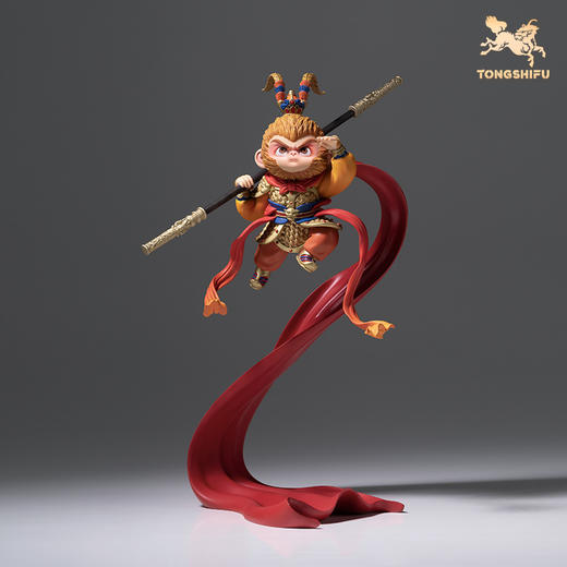 铜师傅《一飞冲天》客厅桌面孙悟空齐天大圣 铜工艺品家居摆件 商品图1