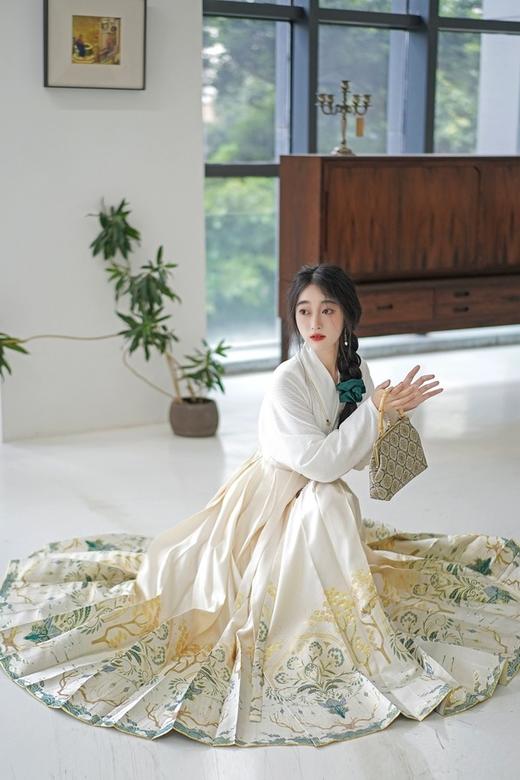 ELLA JADE 优雅气质马面裙高腰半裙 19693 商品图2