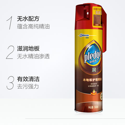  碧丽珠 护理实木地板 清洁剂 强力去污 500ml 地板 清洁剂 家用 精油液 包邮  商品图1