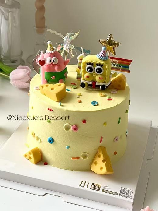 海绵宝宝蛋糕（提前一天预定） 商品图0