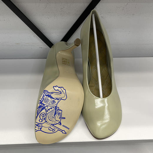 BUR*E**Y/巴*莉 Baby Pump 女士真皮杏仁头高跟鞋 商品图3