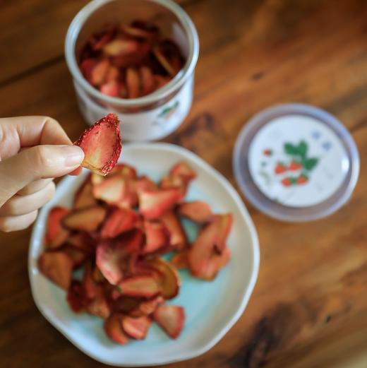 读蔬有机草莓干（80g/罐，两罐包邮）|低温烘干，甜香脆，无添加，纯天然 商品图5