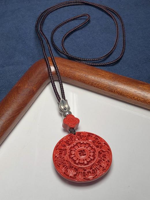 新款红砂万字银兰花吊坠 饰品美物 商品图4