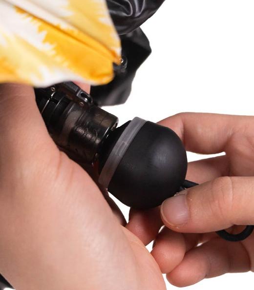 怪奇鹅黄格晴雨伞 商品图4