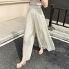 西遇法式薄纱阔腿裤女春夏新款仙女琉璃纱垂感高腰半身裤裙SS150271 商品缩略图4