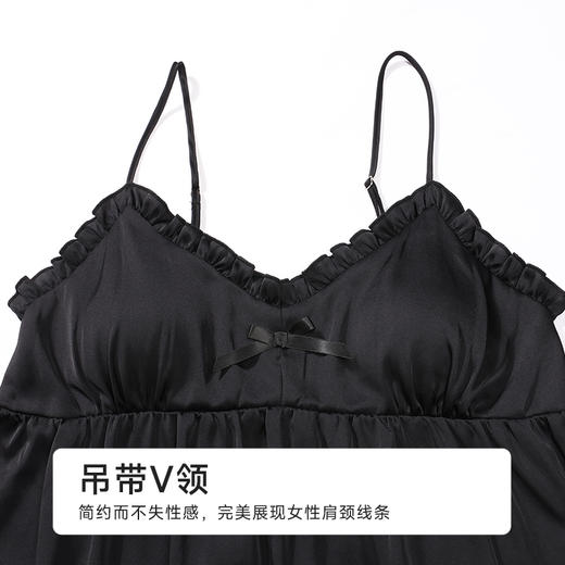 都市丽人超值精选女士丝质吊带裙薄冰雪丝无袖类LHH6A9 商品图4