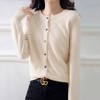 悠游春日「爱丽丝法式圆领小开衫 」极简时尚   S-XXL，文艺6色可选 商品缩略图2