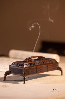 巧生炉-回纹长方香薰炉A003-3-SP4238