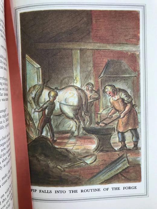 狄更斯《远大前程》 配多幅精美彩色插图 豪华皮装18开 商品图6