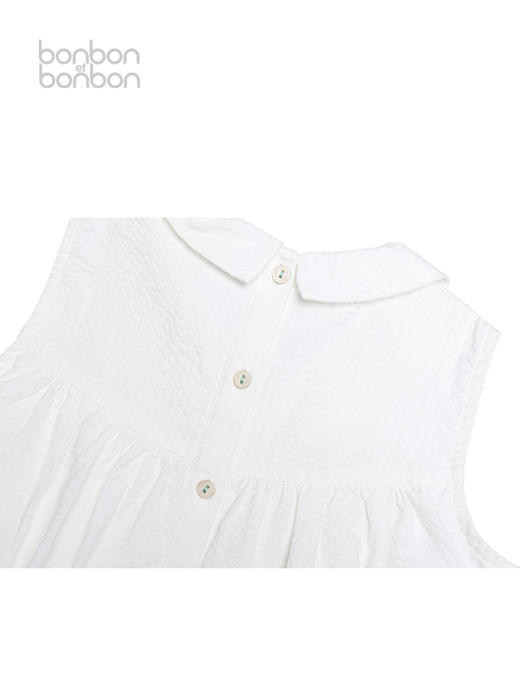 泡泡肌理绣花连衣裙 商品图3