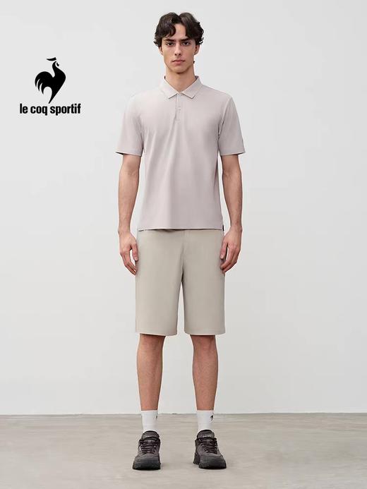 【大都会】金标 乐卡克法国公鸡夏季男款简约休闲针织运动短裤 商品图0