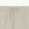 Frescobol Carioca - Oscar Slim Fit Drawstring Trouser - Stone Beige - 男装 - 长裤 - 米黄色 商品缩略图4
