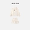 COCO ZONE 不对称翻领扣长袖冲锋衣抽绳松紧腰短裤 23C18426 商品缩略图0