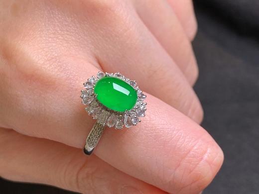 蛋面翡翠戒指 商品图4