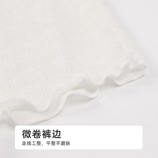 都市丽人舒适打底三分裤薄蕾丝安全裤LLH1B3 商品图5