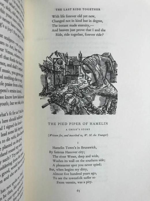 罗伯特·布朗宁诗集 配木版画插图 豪华皮装16开 商品图8