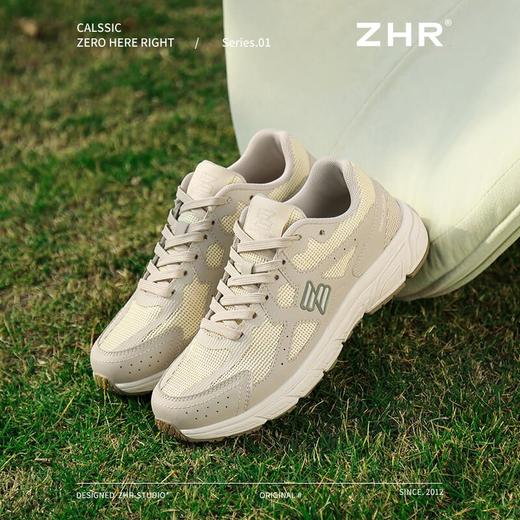 ZHR则则透气复古休闲鞋女轻便拼接老爹鞋春秋ins百搭运动鞋奶奶鞋 商品图9