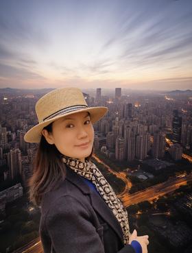 优品堂『墨韵芳菲2580108』拉菲草平顶帽