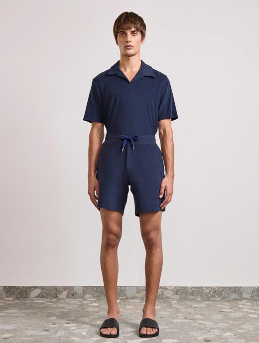 Frescobol Carioca - Augusto Shorts - Navy-Blue - 男装 - 短裤 - 海军蓝 商品图1