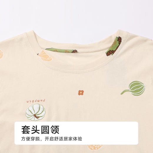 都市丽人超值精选女士特价棉质短袖套装薄32支CVC单面短袖类LHH6B1 商品图4