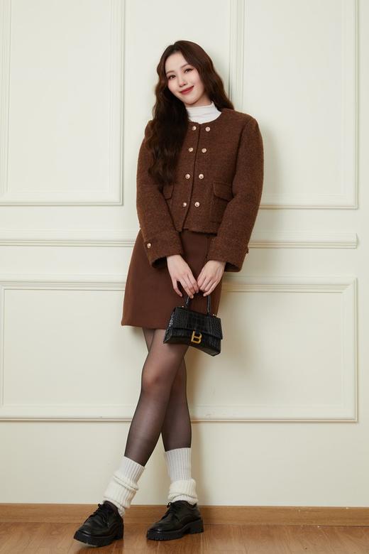 Le Malene 复古小香短款夹棉外套 19709 商品图5