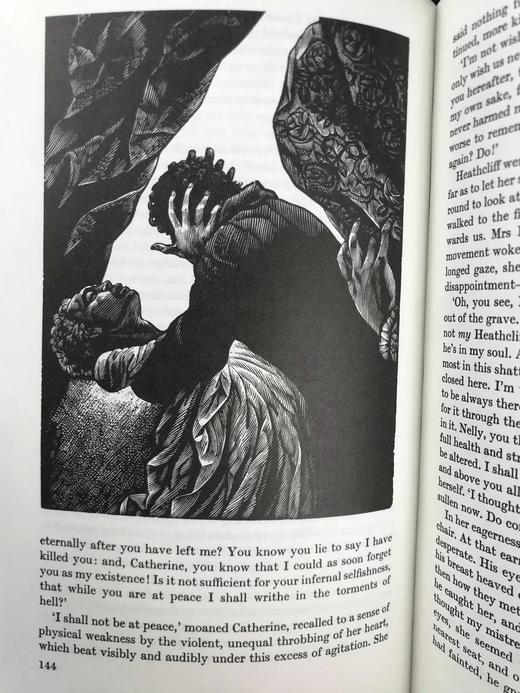 艾米莉·勃朗特《呼啸山庄》 配多幅木版画插图 精装18开带书匣 商品图8