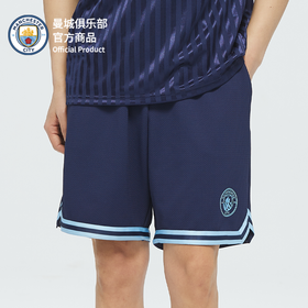 【官方正版】曼城俱乐部 | 春夏户外运动休闲宽松短裤男士球迷